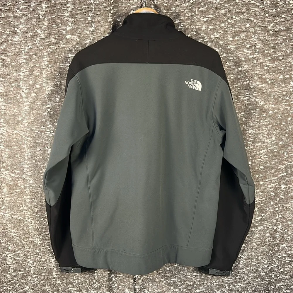 The North Face Men's Apex Bionic Black & Grey Zip‎ Up Jacket Sz Med